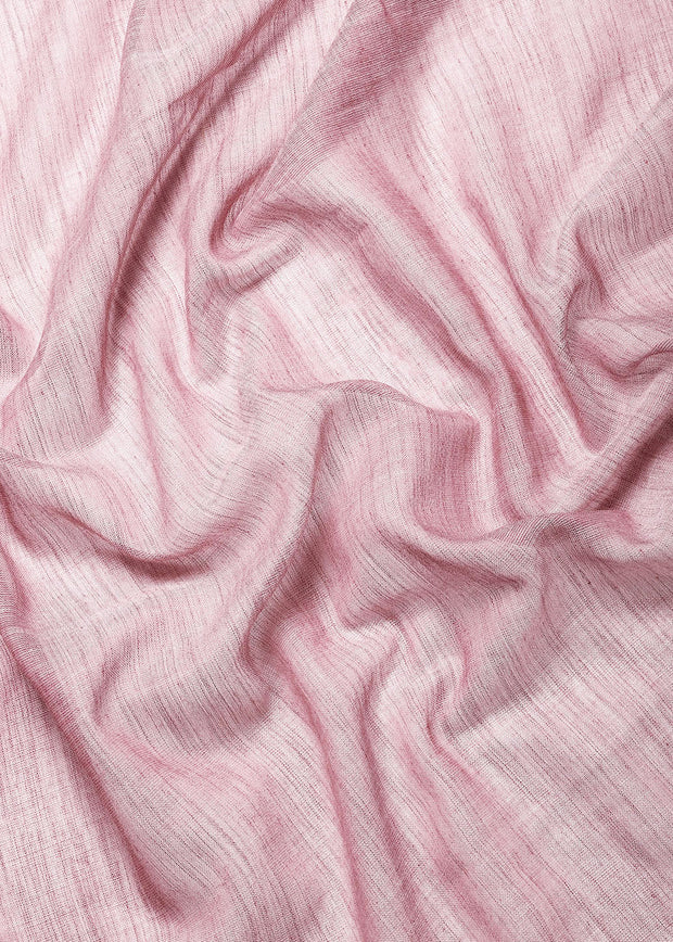 Dusky Pink Woven Linen Silk Saree