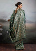 Bottle Green Woven Banarasi Silk Saree