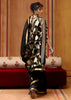 Phantom Black Woven Cotton Silk Saree