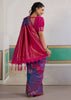 Lilac Purple Banarasi Silk Saree