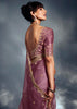 Spring Purple Designer Silk Saree
