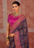 Patrician Purple Embroidered Designer Saree