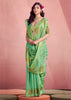 Mint Green Woven Tissue Silk Saree