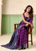 Royal Purple Patola Printed Cotton Silk Saree