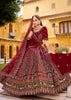 Bright Pink Heavy Embroidered Designer Lehenga