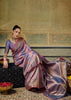 Purple Woven Banarasi Silk Saree