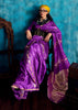 Regal Purple Woven Banarasi Satin Silk Saree