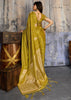Apple Green Woven Banarasi Satin Silk Saree