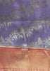 Mayuri: Kanjivaram Leheriya Saree Featuring Majestic Peacocks In Shades of Purple and Red (7659199332545) (7704220827841)