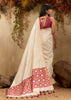 Snow White Woven Cotton Silk Saree