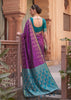 Magic Purple Woven Banarasi Silk Saree