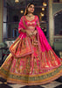 Fuchsia Pink Heavy Banarasi Designer Lehenga