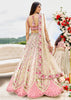 Pristine White Tissue Embroidered Wedding Lehenga
