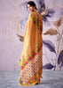 Golden Orange Woven Tissue Silk Saree