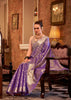 Veronica Purple Woven Banarasi Tissue Silk Saree