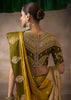 “Exclusive Offer” : Yellow & Olive Woven Banarasi Satin Silk Saree