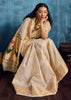 Antique White Woven Paithani Tissue Silk Saree