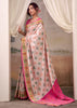 Bloom Pink Woven Patola Silk Saree