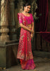 Bridal Pink Designer Embroidered Silk Saree