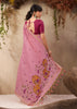 Dusky Pink Woven Cotton Silk Saree