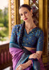 Mulberry Purple Woven Banarasi Silk Saree