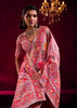 Aurora Pink Woven Cotton Kashmiri Jamewar Saree