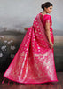 Fuchsia Pink Woven Banarasi Silk Saree