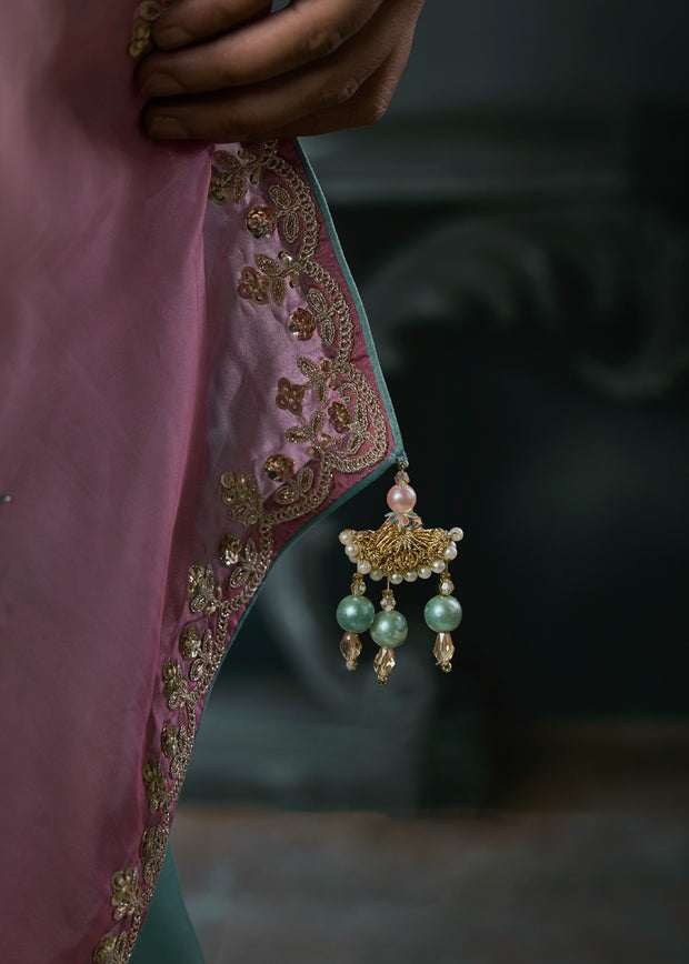 Multicolour Embroidered Designer Saree