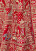 Red Heavy Embroidered Designer Lehenga