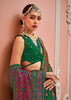 Dark Green Woven Kashmiri Jamewar Saree