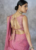 Bloom Pink Woven Cotton Saree