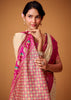 Off White Woven Banarasi Silk Saree