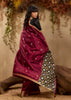 Rich Maroon Woven Cotton Silk Saree