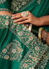 Simply Green Embroidered Soft Silk Saree