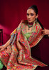 Jasmine Green Woven Cotton Kashmiri Jamewar Saree