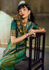 Aspen Green Woven Banarasi Silk Saree