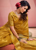 Golden Glow Woven Tissue Silk Saree