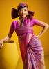 Purple Banarasi Silk Saree