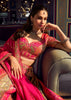 Beige And Pink Heavy Banarasi Designer Lehenga