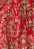 Bridal Red Heavy Embroidered Designer Lehenga