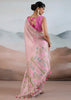 Baby Pink Woven Tissue Silk Saree