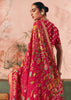 Pink Woven Georgette Bandhej Saree