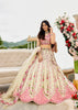 Pristine White Tissue Embroidered Wedding Lehenga
