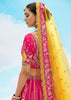 Magenta Pink Heavy Embroidered Designer Lehenga Set