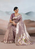 Mauve Woven Banarasi Tissue Silk Saree