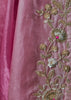 Magenta Pink Embroidered Designer Saree