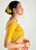 Blossom Pink Ombre Banarasi Tissue Saree