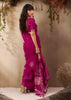 Magenta Pink Woven Soft Silk Saree