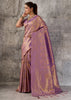 Purple Woven Kanjivaram Silk Saree