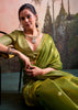 Light Green Woven Tissue Silk Saree